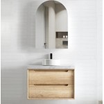 Byron Natural Oak Wall Hung Vanity 900 Cabinet Only